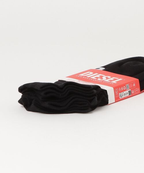 DIESEL(ディーゼル)の「メンズ ソックス 3枚パック(ソックス/靴下・メンズ・ブラック/マルチ/ホワイト・LARGE/SMALL/MEDIUM)」の4枚目の写真