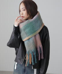 FREE'S MART | ◇大柄チェックストール(マフラー)