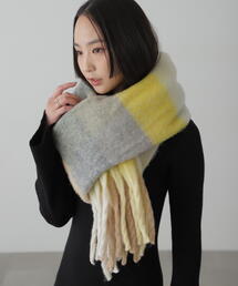 FREE'S MART | ◇大柄チェックストール(マフラー)