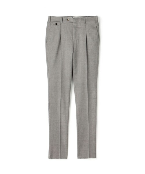 PT TORINO(ピーティートリノ)の「PT TORINO ウール ポリウレタン 1プリーツスラックス Gentleman Fit(スラックス・メンズ・グレー・46/44)」の1枚目の写真