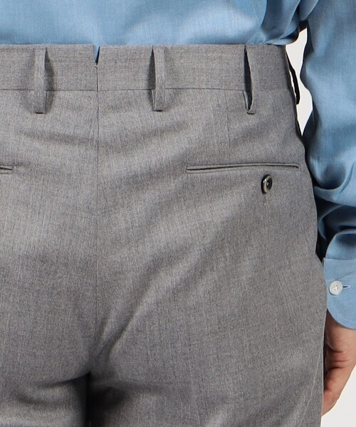 セール】PT TORINO ウール ポリウレタン 1プリーツスラックス