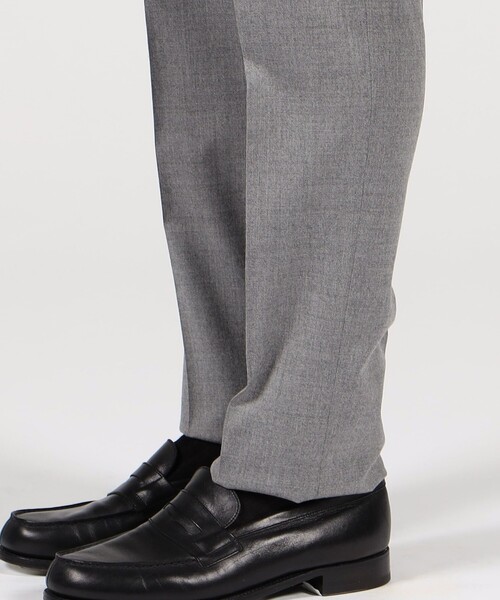 PT TORINO(ピーティートリノ)の「PT TORINO ウール ポリウレタン 1プリーツスラックス Gentleman Fit(スラックス・メンズ・グレー・46/44)」の9枚目の写真