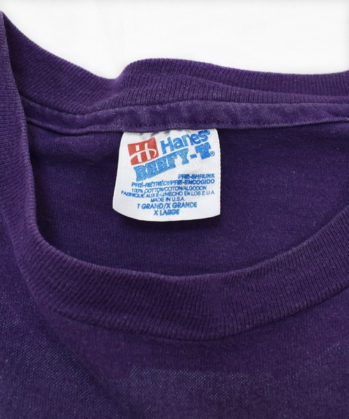 古着　ヴィンテージ　vintage Tシャツ　ビックサイズ　ワンピース　USA製 70s 80s ビンテージ Vネック ボーダー プリント Tシャツ