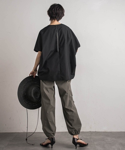 【セール】前後ドッキングコクーンプルオーバー≪手洗い可能≫(Tシャツ/カットソー)|MAYSON GREY(メイソングレイ) 【セール】前後ドッキングコクーンプルオーバー≪手洗い可能≫(Tシャツ/カットソー)|MAYSON GREY(メイソングレイ)