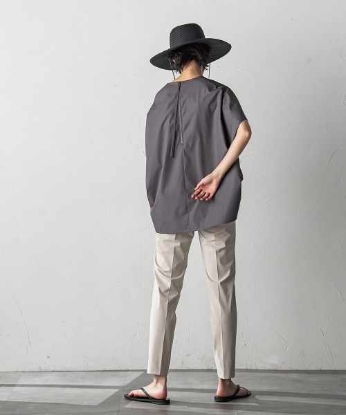 【セール】前後ドッキングコクーンプルオーバー≪手洗い可能≫(Tシャツ/カットソー)|MAYSON GREY(メイソングレイ) 【セール】前後ドッキングコクーンプルオーバー≪手洗い可能≫(Tシャツ/カットソー)|MAYSON GREY(メイソングレイ)