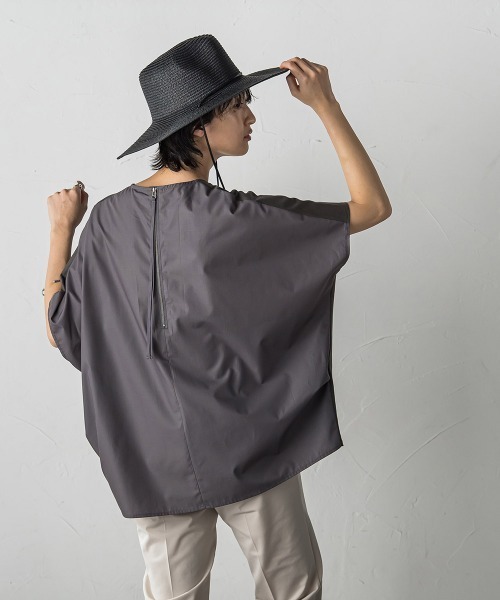 【セール】前後ドッキングコクーンプルオーバー≪手洗い可能≫(Tシャツ/カットソー)|MAYSON GREY(メイソングレイ) 【セール】前後ドッキングコクーンプルオーバー≪手洗い可能≫(Tシャツ/カットソー)|MAYSON GREY(メイソングレイ)