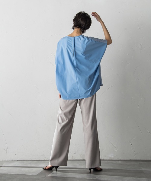 【セール】前後ドッキングコクーンプルオーバー≪手洗い可能≫(Tシャツ/カットソー)|MAYSON GREY(メイソングレイ) 【セール】前後ドッキングコクーンプルオーバー≪手洗い可能≫(Tシャツ/カットソー)|MAYSON GREY(メイソングレイ)