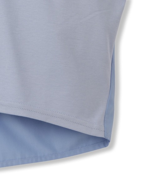 【セール】前後ドッキングコクーンプルオーバー≪手洗い可能≫(Tシャツ/カットソー)|MAYSON GREY(メイソングレイ) 【セール】前後ドッキングコクーンプルオーバー≪手洗い可能≫(Tシャツ/カットソー)|MAYSON GREY(メイソングレイ)