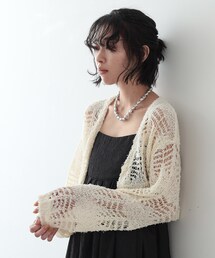 GALLEST | フェザーヤーンレースカーディガン(カーディガン/ボレロ)