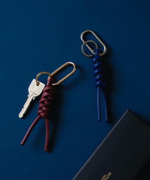 Actually（アクチュアリー）の「本革screwish key charm キーチャーム（キーケース/キーアクセサリー・レディース・グリーン/イエロー/ネイビー/ボルドー・0/フリー）」の5枚目の写真