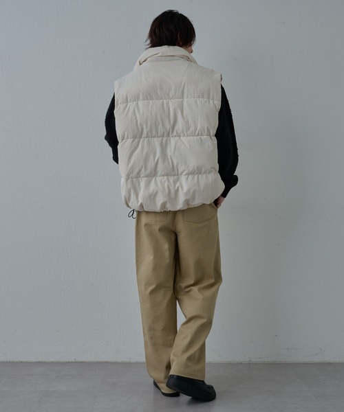 COLONY 2139（コロニートゥーワンスリーナイン）の「ナイロンワッシャ―中綿ベスト（ダウンベスト・メンズ・ホワイト/ブラック・MEDIUM/LARGE/X-LARGE）」の20枚目の写真