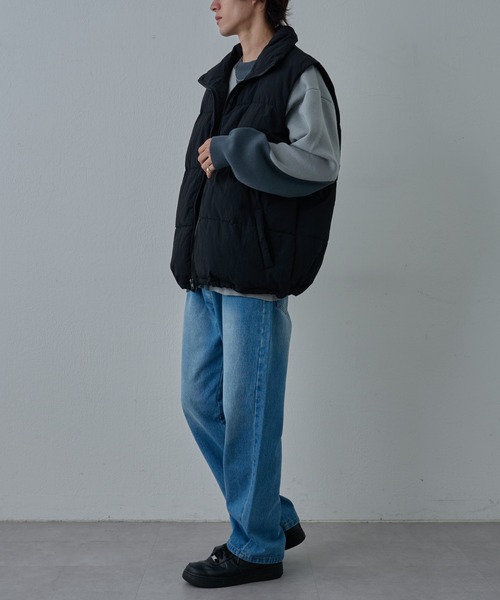 COLONY 2139（コロニートゥーワンスリーナイン）の「ナイロンワッシャ―中綿ベスト（ダウンベスト・メンズ・ホワイト/ブラック・MEDIUM/LARGE/X-LARGE）」の16枚目の写真