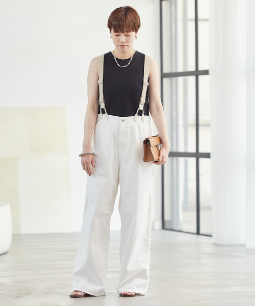 plage Suspendersパンツ plage パンツ Suspenders レディース : ZOZOTOWN Yahoo!店