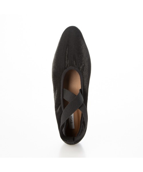 EVOL(イーボル)の「【EVOL】トウニュウチャン×EVOLコラボクロスフラットパンプス IX5527(パンプス・レディース・シルバー/ブラック/アイボリー・22.0cm/22.5cm/23.0cm/23.5cm/24.0cm/24.5cm/25.0cm)」の7枚目の写真