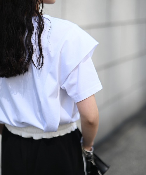 Marient（マリエント）の「ウィングTOPS（Tシャツ/カットソー・レディース・ブラック/ホワイト・FREE）」の17枚目の写真