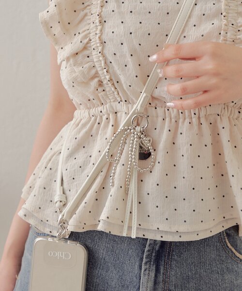 超希少♥非売品‪‪❤︎‬入手困難♥ビッグエコー限定❣️チャームストラップ セール】キーチャーム付スマホストラップ（その他小物）｜Chico（チコ