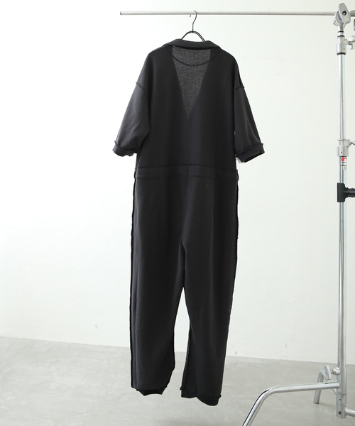 journal standard luxe ブラックオールインワン JOURNAL STANDARD LUXE オールインワン カットワークレース