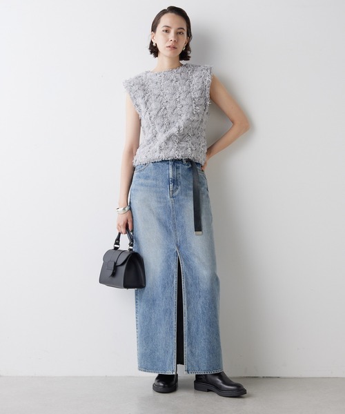 Whim Gazette（ウィムガゼット）の「ツィードニットジレ（ベスト