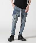 ROYAL FLASH（ロイヤルフラッシュ）の「A.F ARTEFACT/エーエフ・アーティファクト/DENIM Cargo Sarouel Skinny（デニムパンツ・3）」
