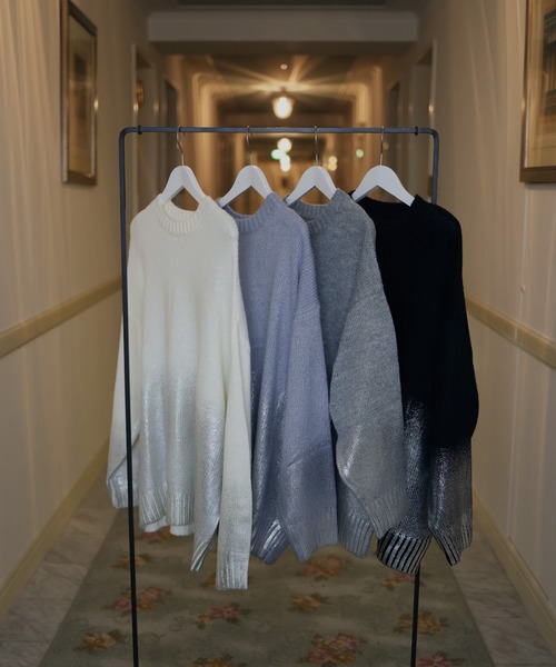 美品♪エイトン オーバーサイズニット アルパカ ブラウン サイズ02 mb7 OVERSIZED ALPACA-BLEND JUMPER オーバーサイズ アルパカ