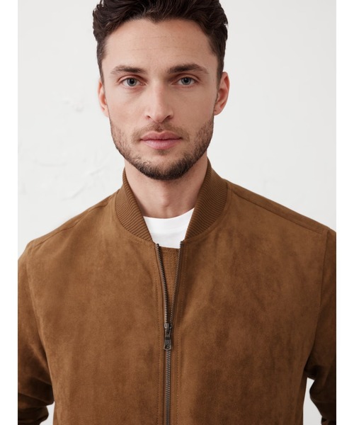 [いたろ]00s BANANA REPUBLIC スウェード ブルゾン セール】BANANA REPUBLIC FACTORY STORE ヴィーガンスエード