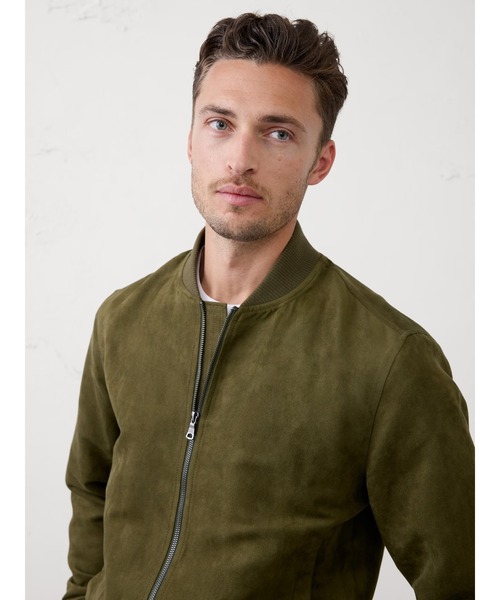 セール】BANANA REPUBLIC FACTORY STORE ヴィーガンスエード ボンバー