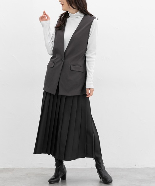【BEAR5/14まで】 プリーツスカート マルチカラーニットプリーツスカート※一部店舗のみ入荷