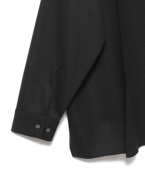onegravity（ワングラビティ）の「onegravity / プリーツオーバーレイヤーシャツ（シャツ/ブラウス・メンズ・ブラック・LARGE/MEDIUM）」の8枚目の写真