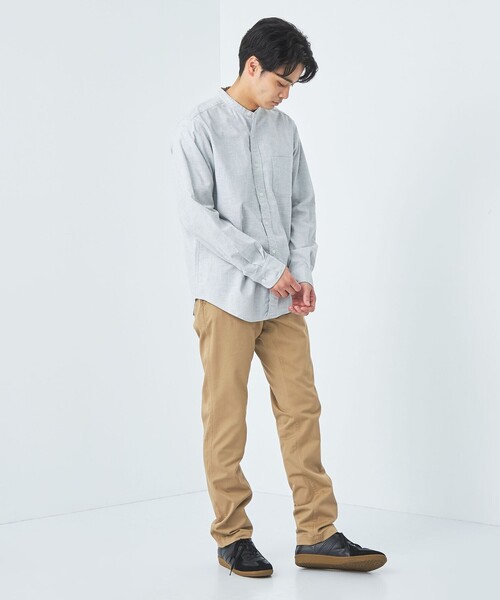 green label relaxing（グリーンレーベルリラクシング）の「アーバンスリムフィット チノパンツ（チノパンツ・メンズ・ブラック/ナチュラル/ダークグレー/ベージュ・M/L/S/XL）」の17枚目の写真