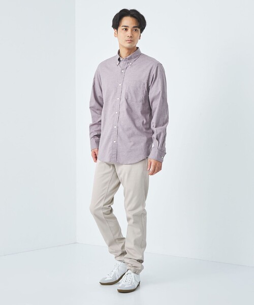 green label relaxing（グリーンレーベルリラクシング）の「アーバンスリムフィット チノパンツ（チノパンツ・メンズ・ブラック/ナチュラル/ダークグレー/ベージュ・M/L/S/XL）」の14枚目の写真