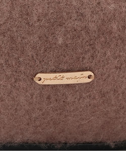 petit main(プティマイン)の「ベレー帽(ハンチング/ベレー帽・キッズ・モカ/アイボリー/ブラック・50cm/52cm/54cm)」の5枚目の写真