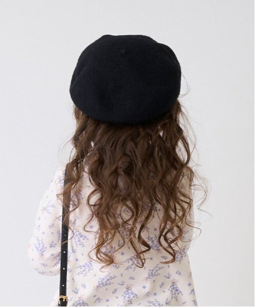 petit main(プティマイン)の「ベレー帽(ハンチング/ベレー帽・キッズ・モカ/アイボリー/ブラック・50cm/52cm/54cm)」の16枚目の写真