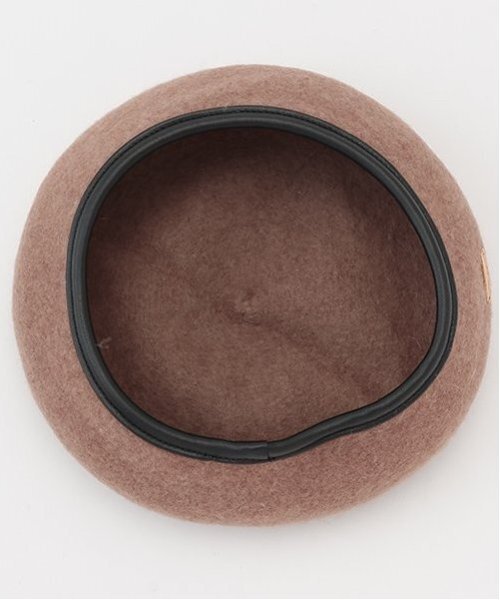 petit main(プティマイン)の「ベレー帽(ハンチング/ベレー帽・キッズ・モカ/アイボリー/ブラック・50cm/52cm/54cm)」の8枚目の写真