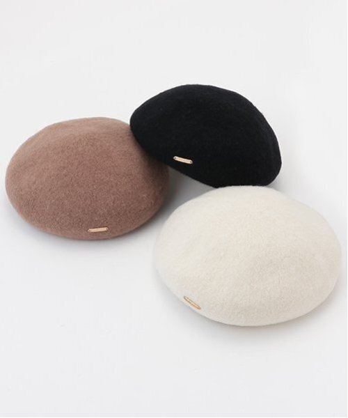 petit main(プティマイン)の「ベレー帽(ハンチング/ベレー帽・キッズ・モカ/アイボリー/ブラック・50cm/52cm/54cm)」の19枚目の写真