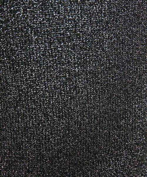 Luftrobe（ルフトローブ）の「META-TEX ラメグリッターノースリーブニット（ニット/セーター・レディース・シルバー/ゴールド・9号）」の3枚目の写真