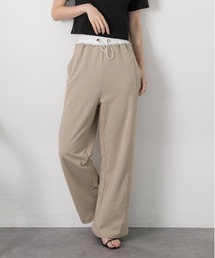 ad thie | ダブルウエスト スウェットパンツ(スウェットパンツ)