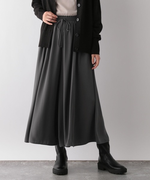 GLOBAL WORK Smile Seed Store（グローバルワーク スマイルシードストア）の「ギャザーフレアイージーパンツ/116011（その他パンツ・レディース・グレー系その他/グレー系その他4/グレー系その他3/グレー系その他2/ブラック・LARGE/MEDIUM/X-LARGE/SMALL）」の5枚目の写真