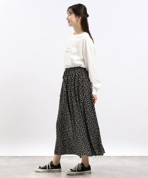 GLOBAL WORK Smile Seed Store（グローバルワーク スマイルシードストア）の「ギャザーフレアイージーパンツ/116011（その他パンツ・レディース・グレー系その他/グレー系その他4/グレー系その他3/グレー系その他2/ブラック・LARGE/MEDIUM/X-LARGE/SMALL）」の21枚目の写真