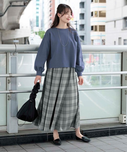 GLOBAL WORK Smile Seed Store（グローバルワーク スマイルシードストア）の「ギャザーフレアイージーパンツ/116011（その他パンツ・レディース・グレー系その他/グレー系その他4/グレー系その他3/グレー系その他2/ブラック・LARGE/MEDIUM/X-LARGE/SMALL）」の11枚目の写真