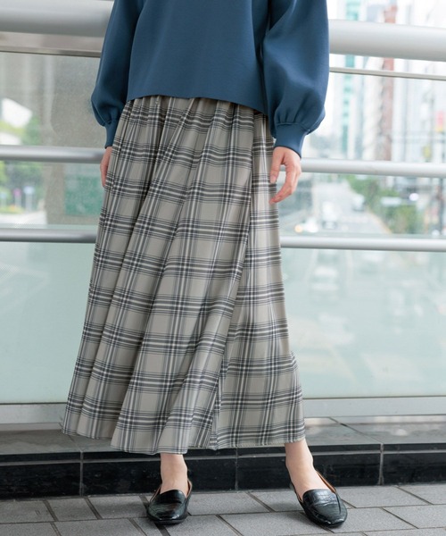 GLOBAL WORK Smile Seed Store（グローバルワーク スマイルシードストア）の「ギャザーフレアイージーパンツ/116011（その他パンツ・レディース・グレー系その他/グレー系その他4/グレー系その他3/グレー系その他2/ブラック・LARGE/MEDIUM/X-LARGE/SMALL）」の6枚目の写真