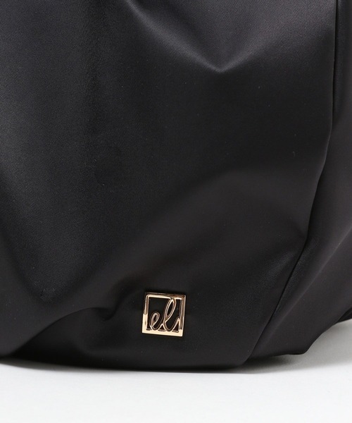 Elura(エルーラ)の「撥水 2WAYショルダーバッグ ナイロン ラウンド ショルダー 丸い/139295(ハンドバッグ・レディース・グレイッシュベージュ/ブラック・ONE SIZE)」の16枚目の写真