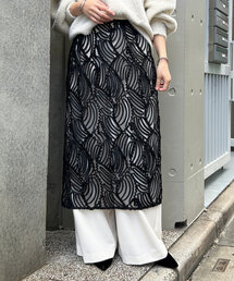 ジャガードラップスカート