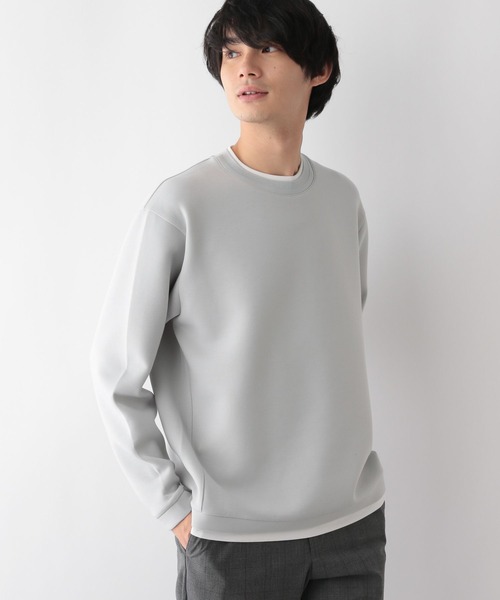 GLOBAL WORK(グローバルワーク)の「ライトクッションクルーレイヤー/116248(スウェット・メンズ・ミント/チャコール/ブルー/グレー系2/ブラック/グリーン/ライトグレー/ネイビー・SMALL/MEDIUM/X-LARGE/LARGE)」の15枚目の写真