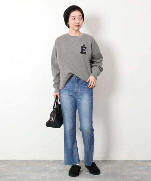セール】《WEB限定/追加》サガラ刺繍スウェットライクニット