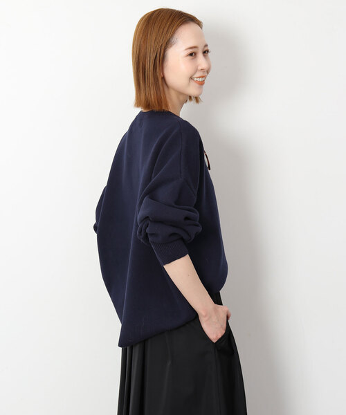 セール】《WEB限定/追加》サガラ刺繍スウェットライクニット