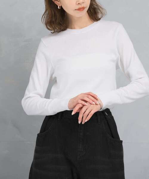 gicipi（ジチピ）の「GICIPI　FRAGORA（Tシャツ/カットソー・レディース・ホワイト/ブラック/グレー・1）」の4枚目の写真