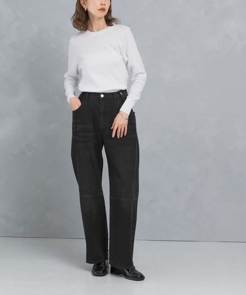 gicipi（ジチピ）の「GICIPI　FRAGORA（Tシャツ/カットソー・レディース・ホワイト/ブラック/グレー・1）」の5枚目の写真