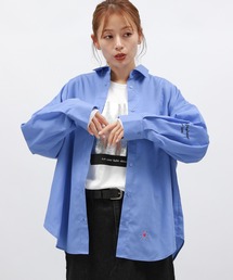 LAKOLE | 刺繍オーバーサイズシャツ / 145411(シャツ/ブラウス)