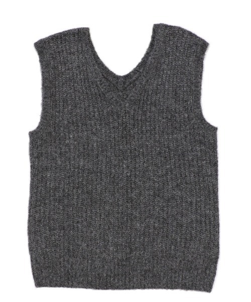 セール】モヘアタッチオーバーサイズベスト（ベスト）｜select MOCA