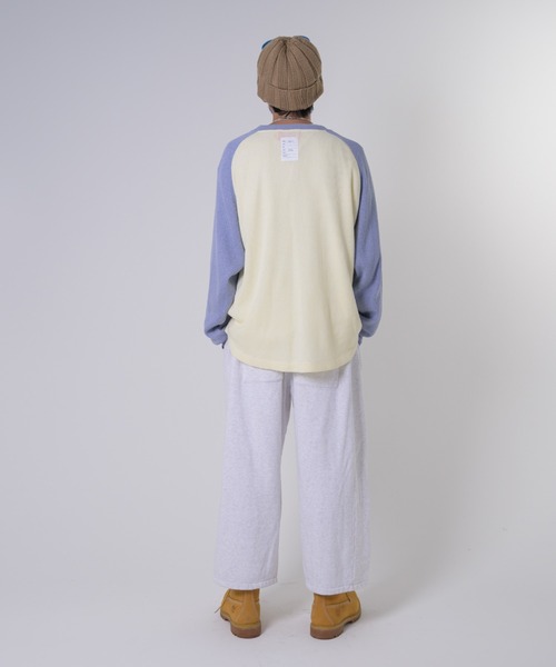 EFFECTEN(エフェクテン)の「【EFFECTEN】Raglan Knit Pullover(ニット/セーター・メンズ・アッシュグレー/ラベンダー・FREE)」の5枚目の写真